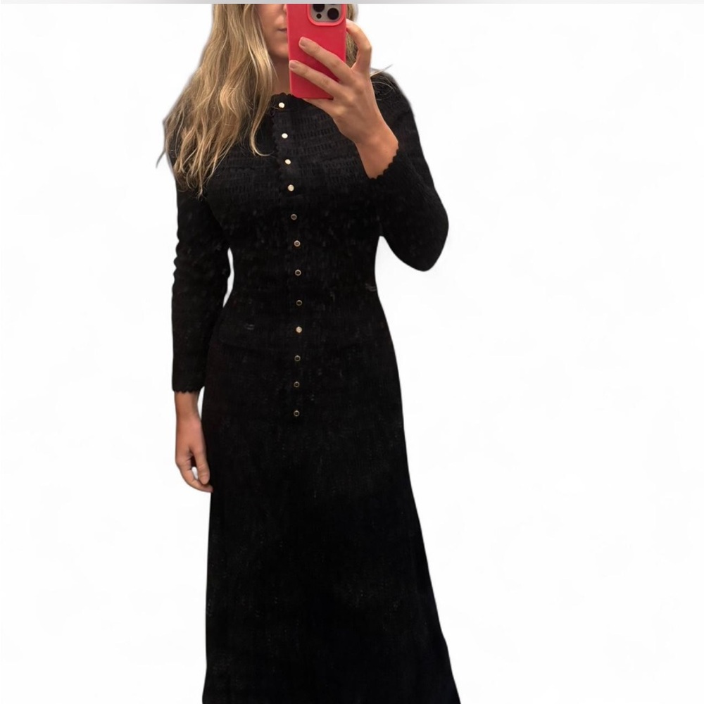 Sandro knit maxi dress size 36